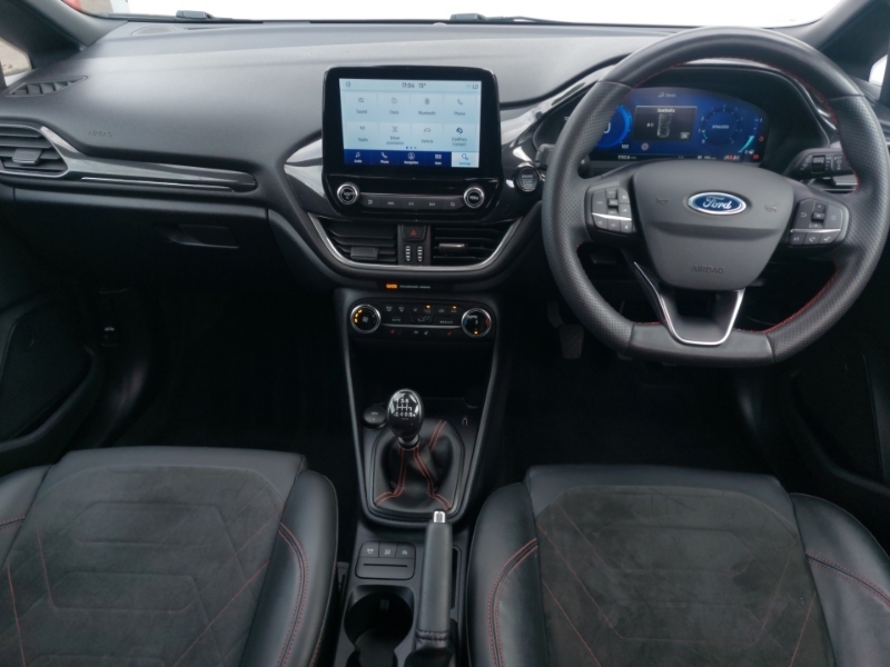 Ford Fiesta 1.0 Ecoboost Hybrid Mhev 125 St-line X SD23RBU White #3