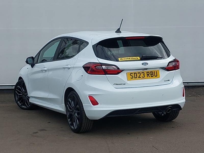 Ford Fiesta 1.0 Ecoboost Hybrid Mhev 125 St-line X SD23RBU White #2