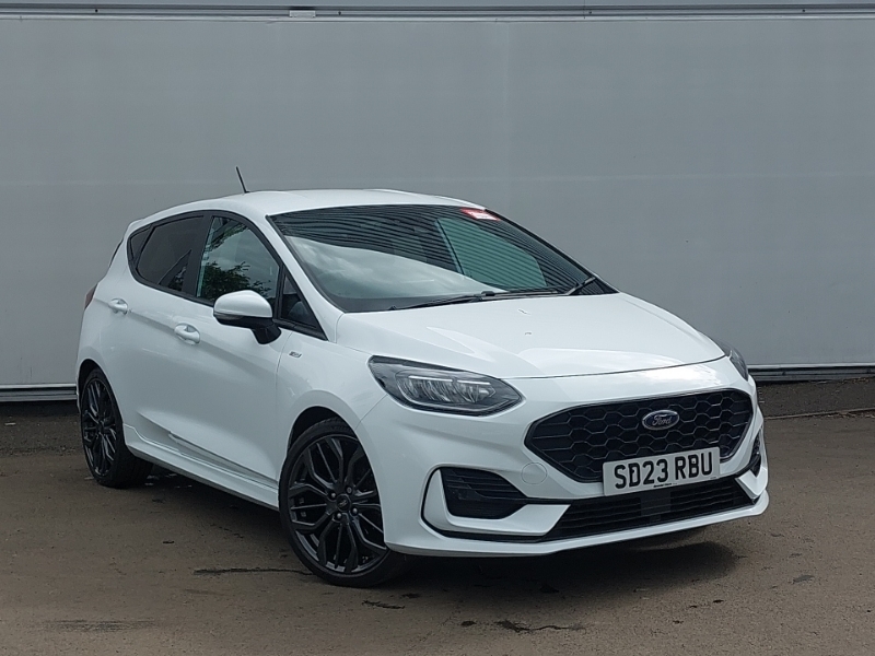 Ford Fiesta 1.0 Ecoboost Hybrid Mhev 125 St-line X White
