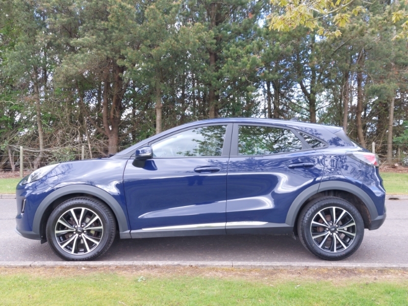 Ford Puma 1.0 Ecoboost Hybrid Mhev Titanium SG72POF Blue #4