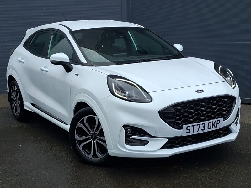 Ford Puma 1.0 Ecoboost Hybrid Mhev St-line Dct White