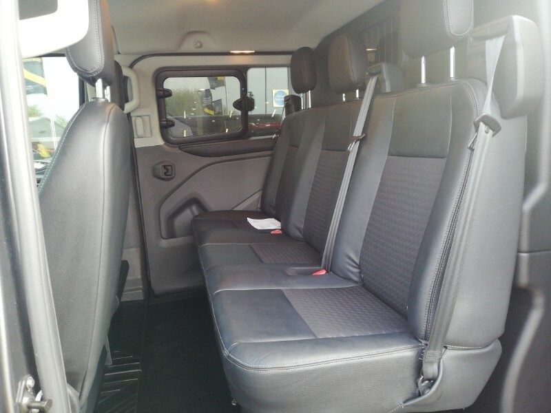 Ford Transit Custom 2.0 Ecoblue 170Ps Low Roof Dcab Sport Van YP23WZY Grey #4
