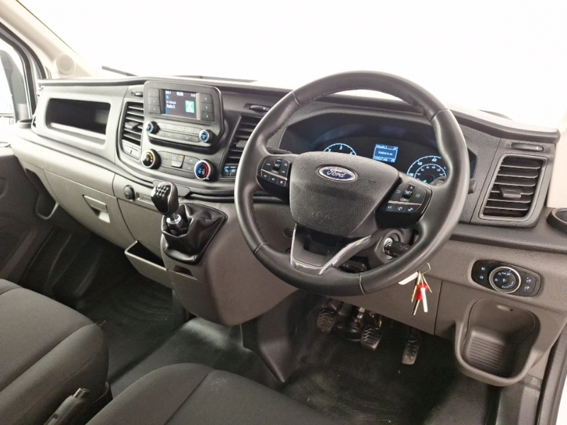 Ford Transit Custom 2.0 Ecoblue Hybrid 130Ps H3 Leader Van WO23FNG White #3