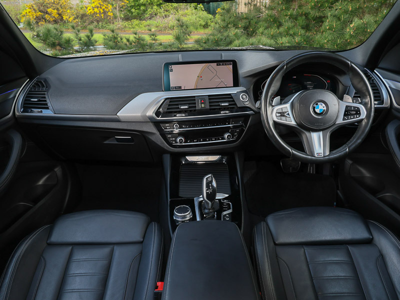 BMW X3 Xdrive20d Mht M Sport Step YC21DMR Black #4