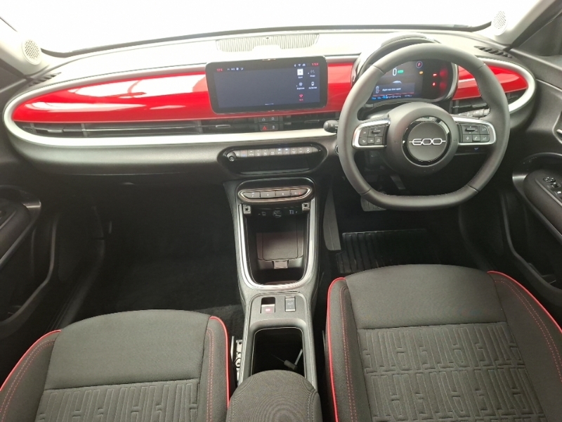 Fiat 600e 115Kw Red 54Kwh White #3