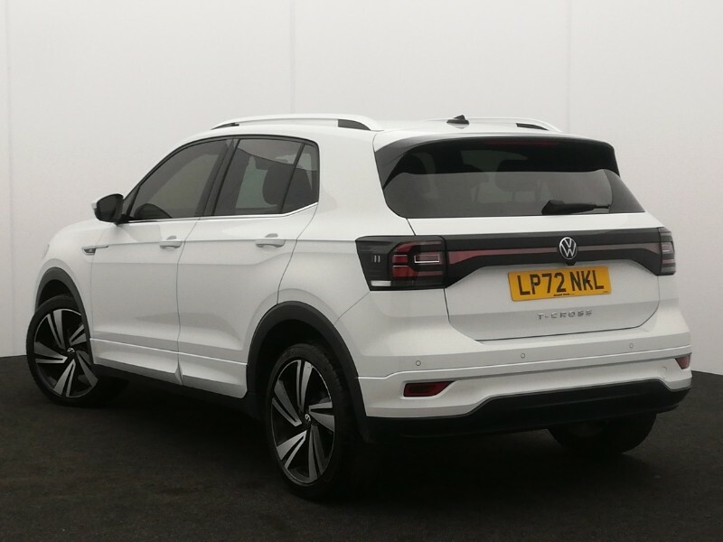 Volkswagen T-Cross 1.0 Tsi 110 R-line Dsg LP72NKL White #2