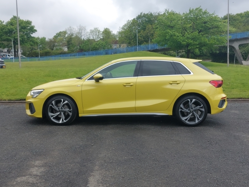 Audi A3 30 Tfsi S Line S Tronic BK23NFY Yellow #4