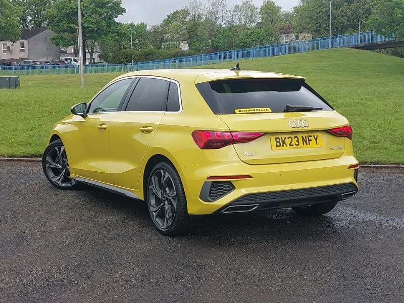 Audi A3 30 Tfsi S Line S Tronic BK23NFY Yellow #2