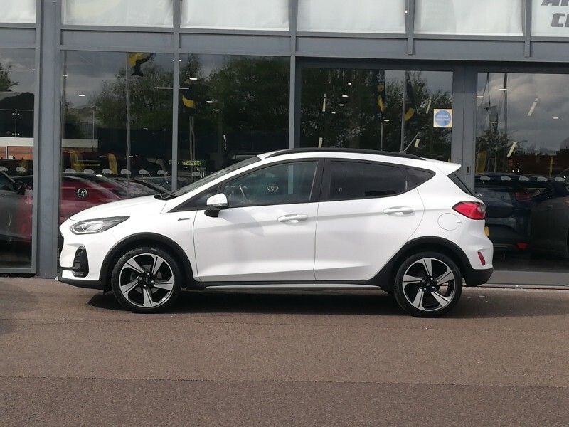 Ford Fiesta 1.0 Ecoboost Hybrid Mhev 125 Active EJ23DFF White #4