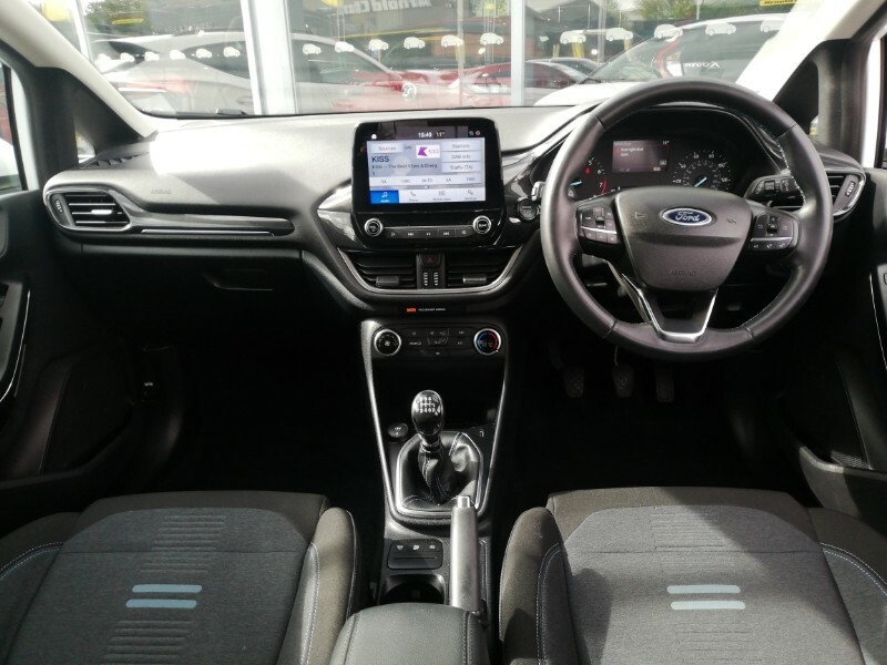 Ford Fiesta 1.0 Ecoboost Hybrid Mhev 125 Active EJ23DFF White #3