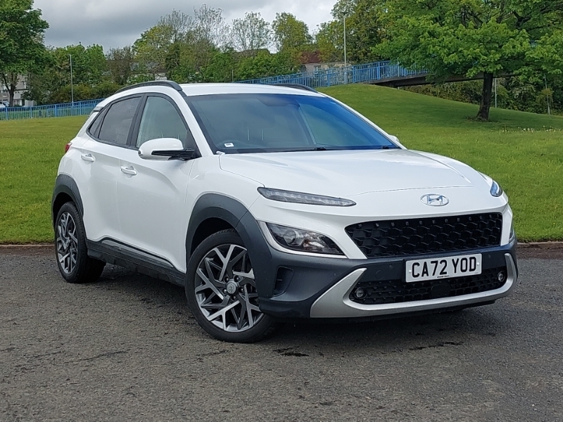 Hyundai Kona 1.6 Gdi Hybrid Premium Dct White