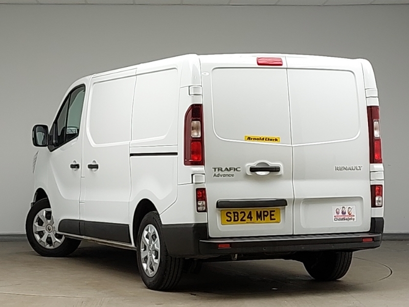 Renault Trafic Sl30 Blue Dci 130 Advance Van SB24MPE White #2