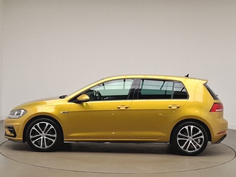 Volkswagen Golf 1.5 Tsi Evo 150 R-line SC67NCX Yellow #4