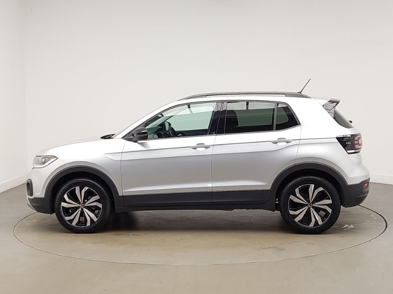 Volkswagen T-Cross 1.0 Tsi Black Edition RF73KUG Silver #4