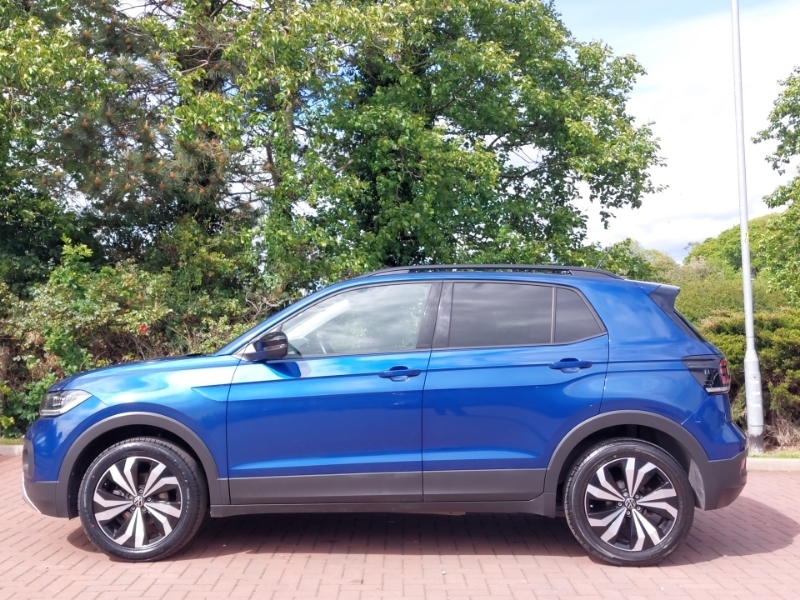 Volkswagen T-Cross 1.0 Tsi 110 Black Edition Dsg YE73VCC Blue #4
