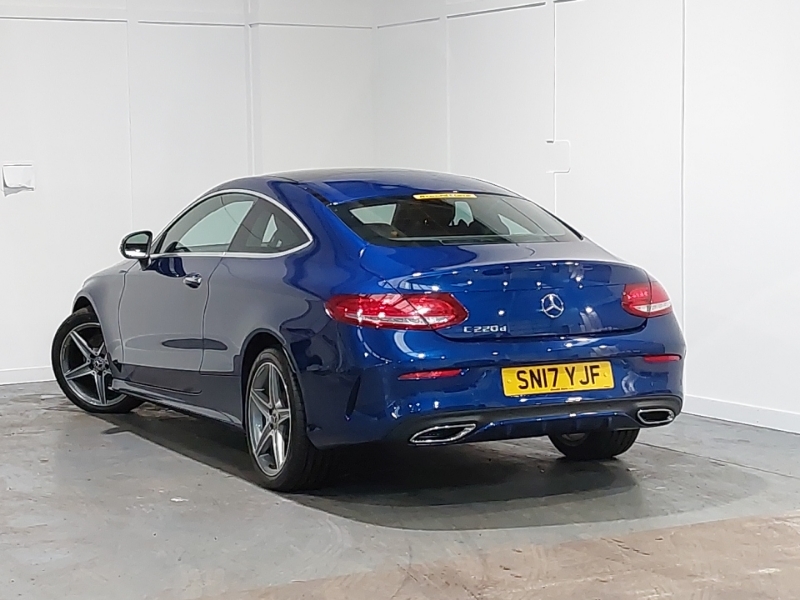 Mercedes-Benz C Class C220d Amg Line Premium SN17YJF Blue #2
