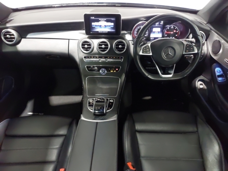 Mercedes-Benz C Class C220d Amg Line Premium SN17YJF Blue #3