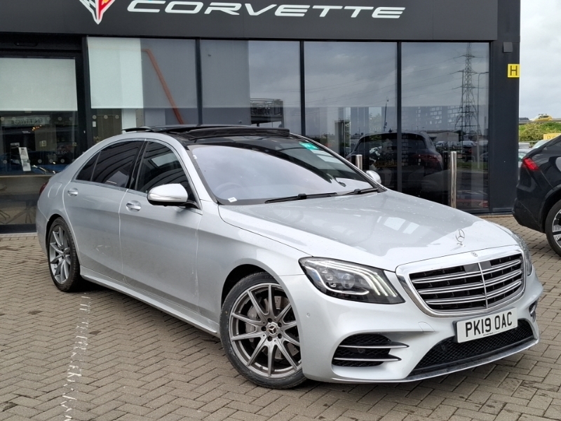 Mercedes-Benz S Class S500l Amg Line Premium Plus 9G-tronic Silver