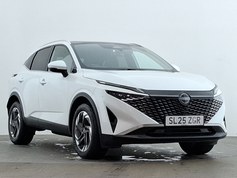 Nissan Qashqai 1.3 Dig-t Mh 158 N-connecta Glass Rf Xtronic White