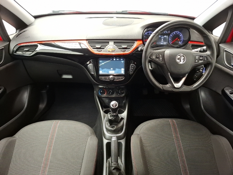 Vauxhall Corsa 1.4 Sri Vx-line Nav Black SF19ETN Red #3