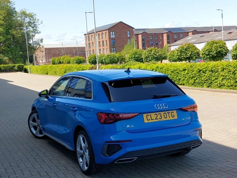 Audi A3 30 Tfsi S Line CL23OTG Blue #2