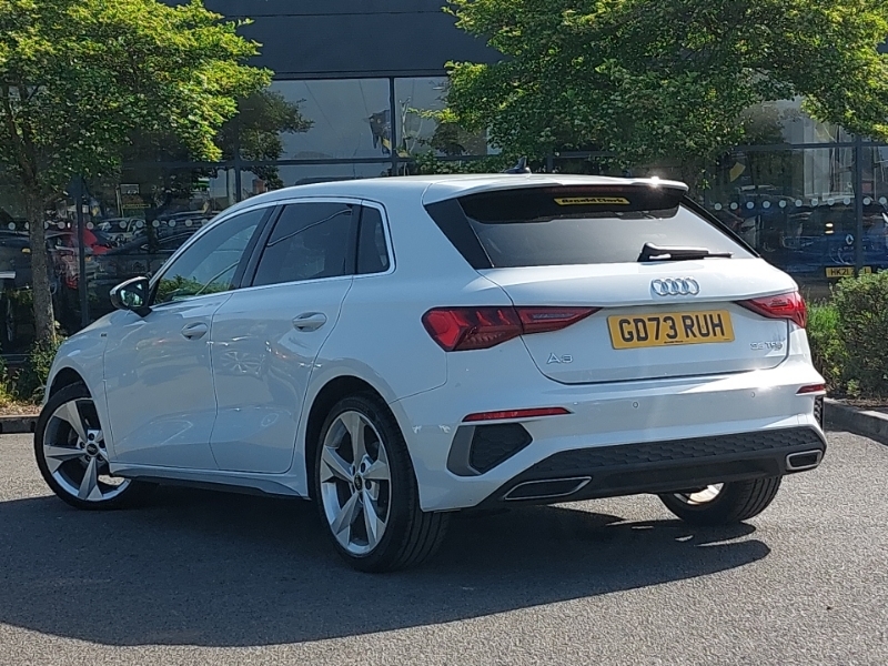 Audi A3 35 Tfsi S Line S Tronic GD73RUH White #2