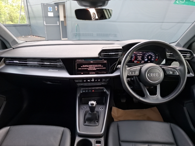 Audi A3 30 Tfsi Sport KM23GTU White #3