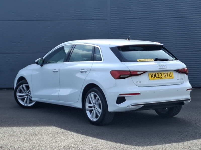 Audi A3 30 Tfsi Sport KM23GTU White #2