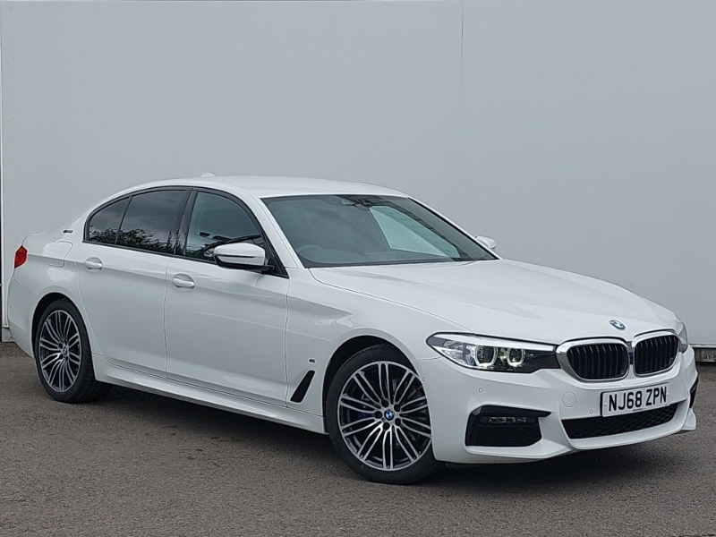 BMW 5 Series 530E M Sport White