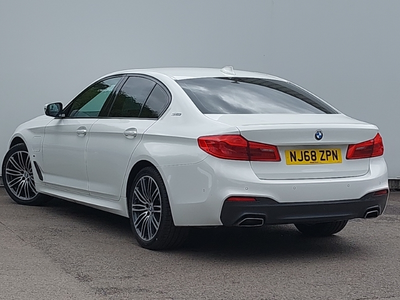 BMW 5 Series 530E M Sport NJ68ZPN White #2