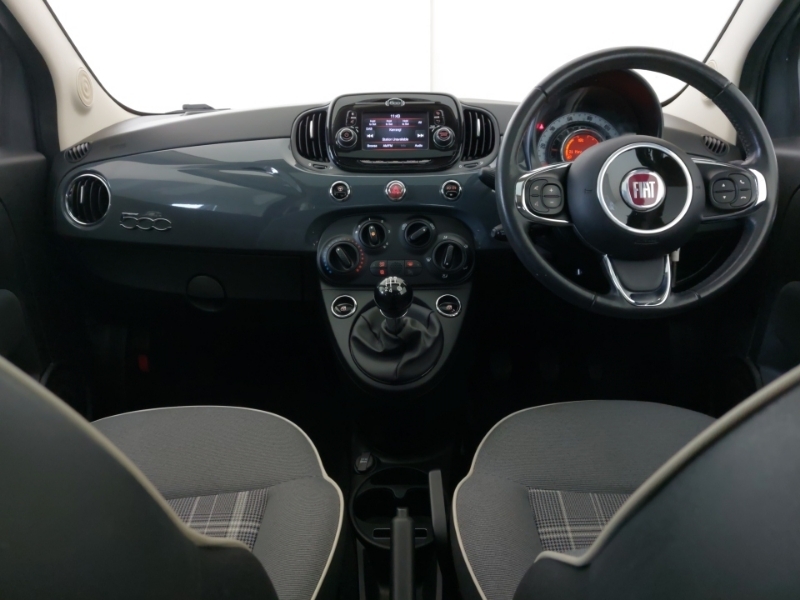 Fiat 500 1.2 Lounge SN68FET Grey #3