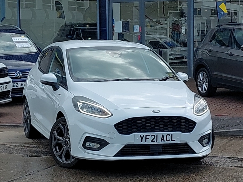 Ford Fiesta 1.0 Ecoboost Hybrid Mhev 125 St-line Edition White