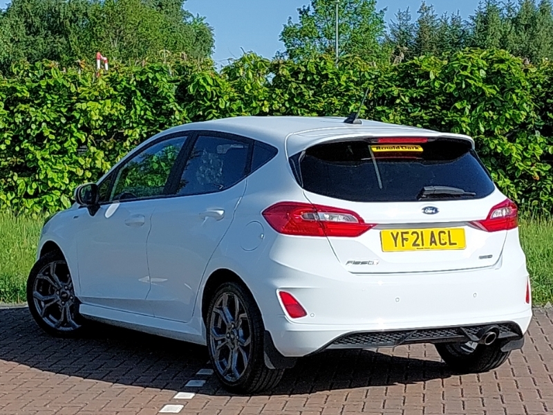 Ford Fiesta 1.0 Ecoboost Hybrid Mhev 125 St-line Edition YF21ACL White #2