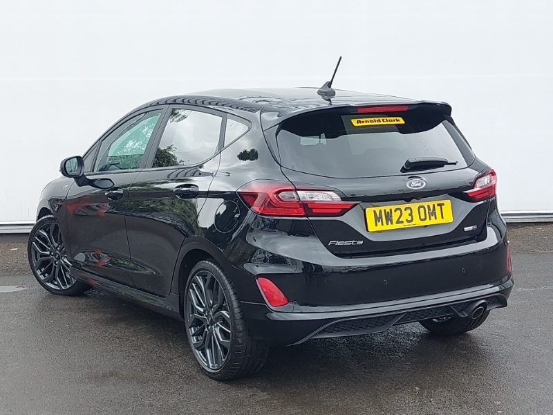Ford Fiesta 1.0 Ecoboost Hybrid Mhev 125 St-line X MW23OMT Black #2