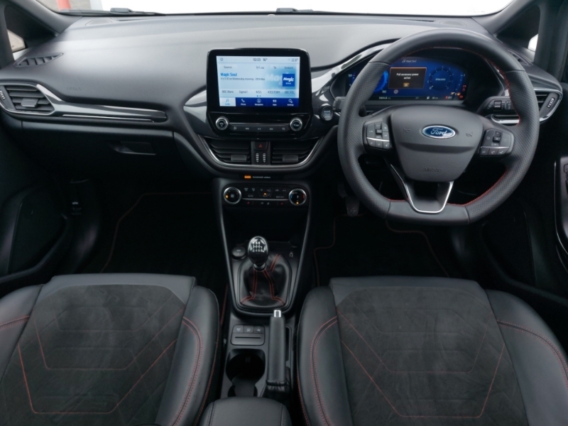 Ford Fiesta 1.0 Ecoboost Hybrid Mhev 125 St-line X MW23OMT Black #3