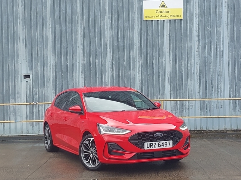 Ford Focus Hatchback 1.0 Ecoboost Hybrid Mhev 155 St-line X 5 Red