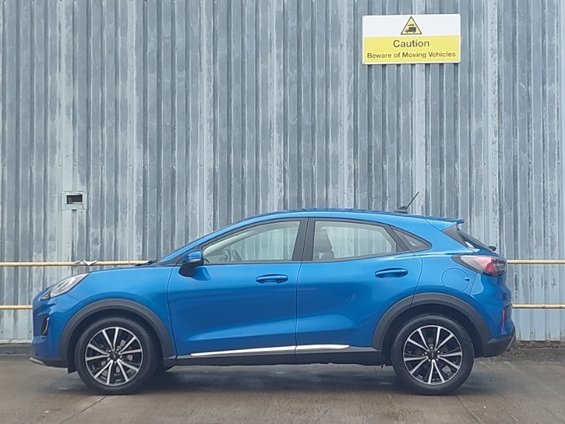Ford Puma 1.0 Ecoboost Hybrid Mhev 155 Titanium AMZ5877 Blue #4