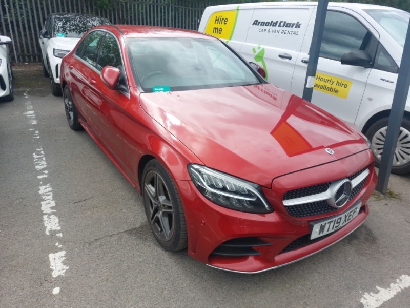 Mercedes-Benz C Class C200 Amg Line 9G-tronic Red