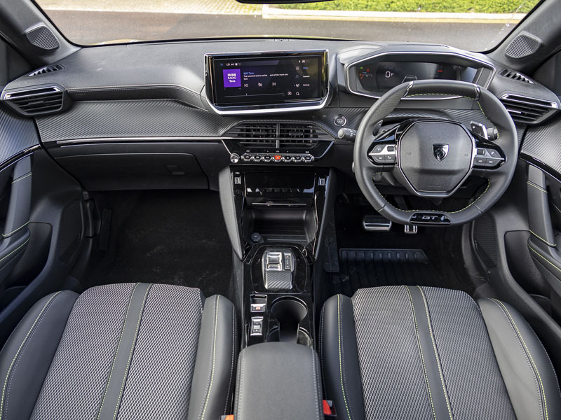 Peugeot 208 1.2 Hybrid 110 Gt E-dsc6 SD26JXJ Black #3