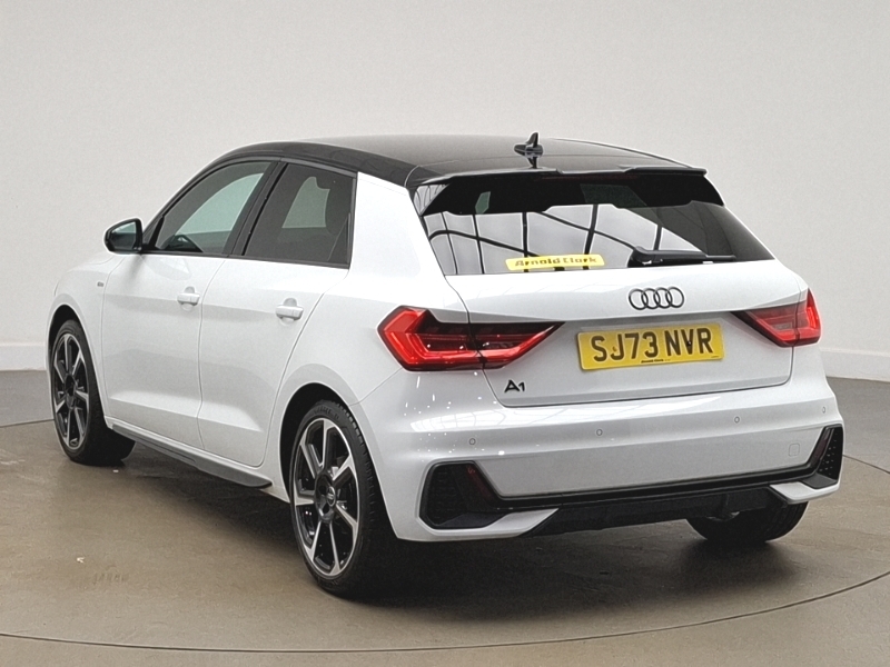 Audi A1 25 Tfsi Black Edition SJ73NVR White #2