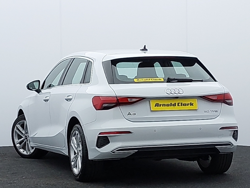 Audi A3 30 Tfsi Sport YE23LMJ White #2
