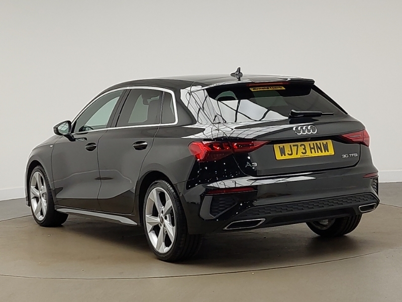 Audi A3 30 Tfsi S Line Tech Pack WJ73HNW Black #2
