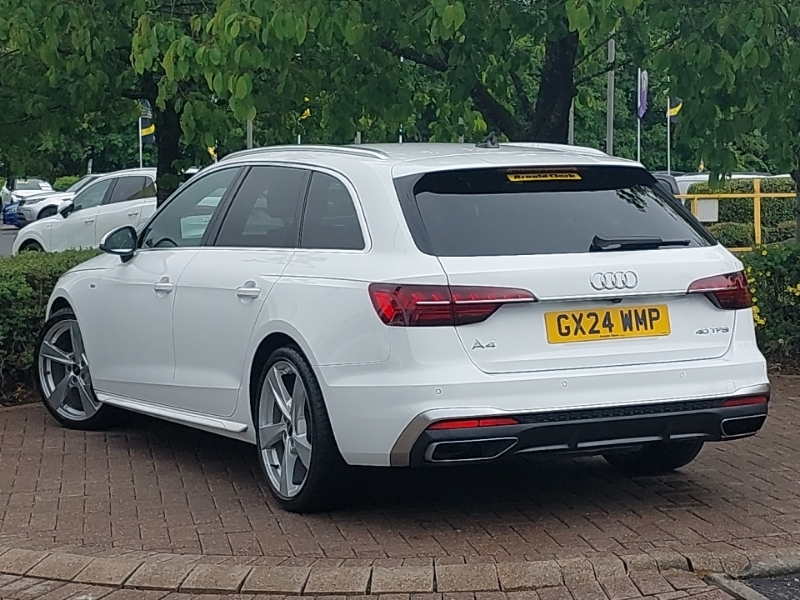 Audi A4 40 Tfsi 204 S Line S Tronic GX24WMP White #2