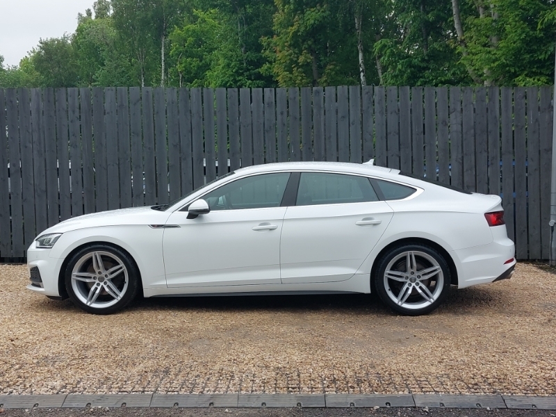 Audi A5 40 Tfsi S Line White #4