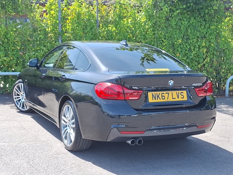 BMW 4 Series 420I M Sport Professional Media NK67LVS Black #2