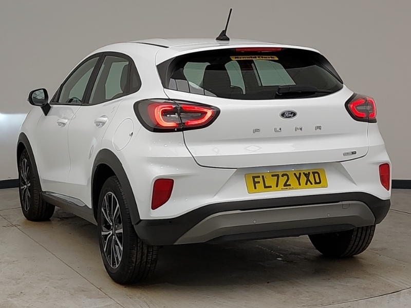 Ford Puma 1.0 Ecoboost Hybrid Mhev 155 Titanium FL72YXD White #2