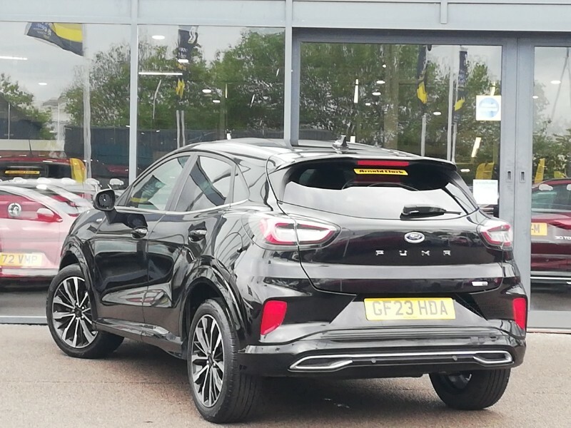 Ford Puma 1.0 Ecoboost Hybrid Mhev 155 St-line Vignale GF23HDA Black #2