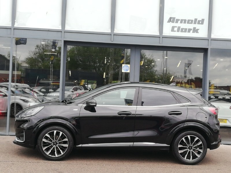Ford Puma 1.0 Ecoboost Hybrid Mhev 155 St-line Vignale GF23HDA Black #4