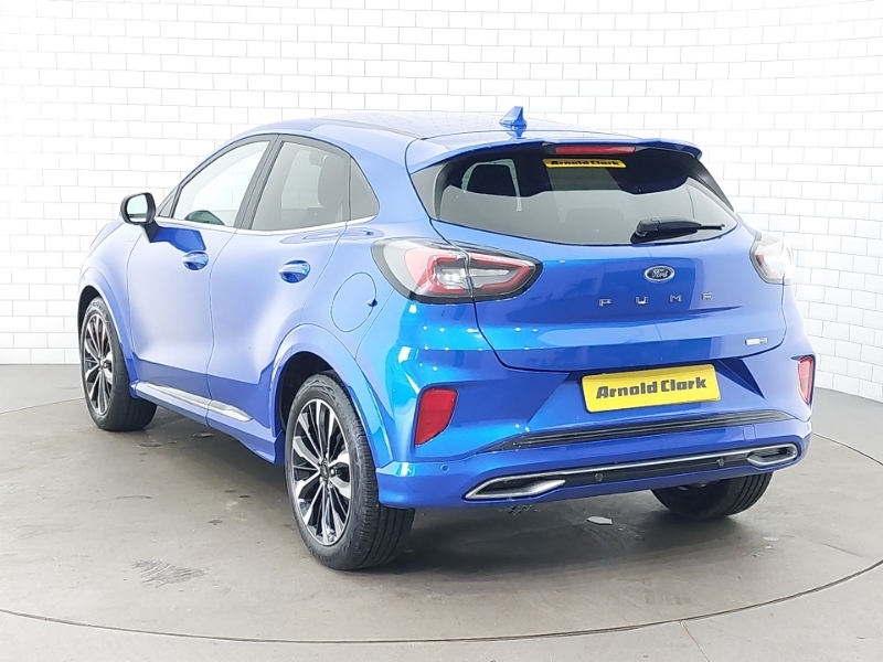 Ford Puma 1.0 Ecoboost Hybr Mhev 155 St-line Vignale Dct XGZ4293 Blue #2