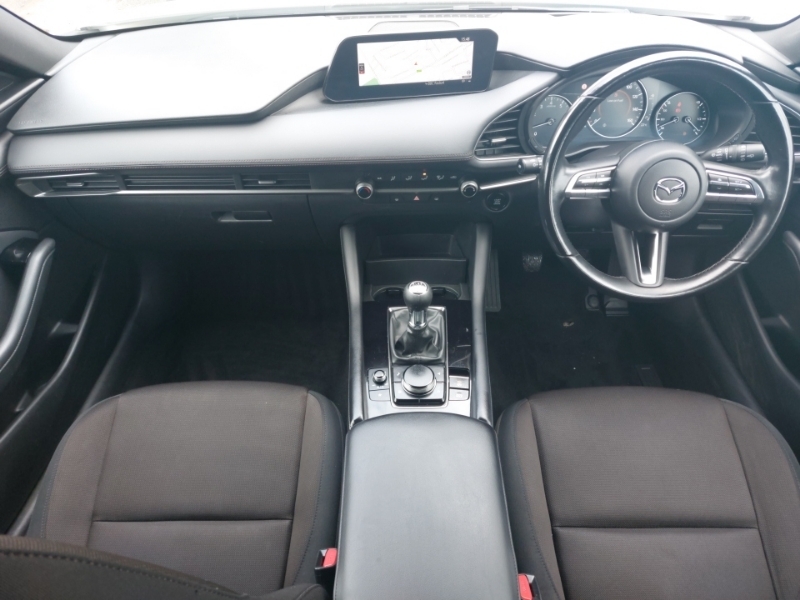 Mazda 3 2.0 E-skyactiv G Mhev Se-l SN72HFX White #3